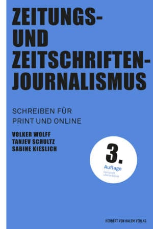 Produktbild Zeitungs- und Zeitschriftenjournalismus