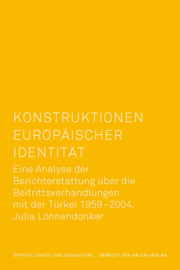 Buchcover: Konstruktionen europäischer Identität von Julia Lönnendonker