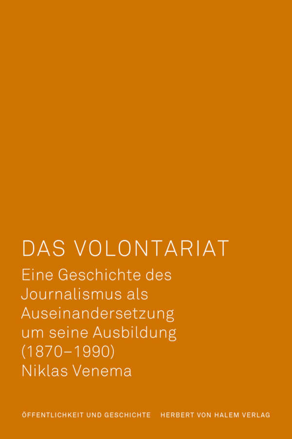 Das Volontariat, Niklas Venema