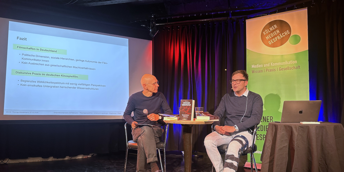 Thomas Wiedemann im Gespräch mit Christian Meyer-Pröpstl.