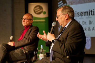 Volker Beck und Abraham Lehrer