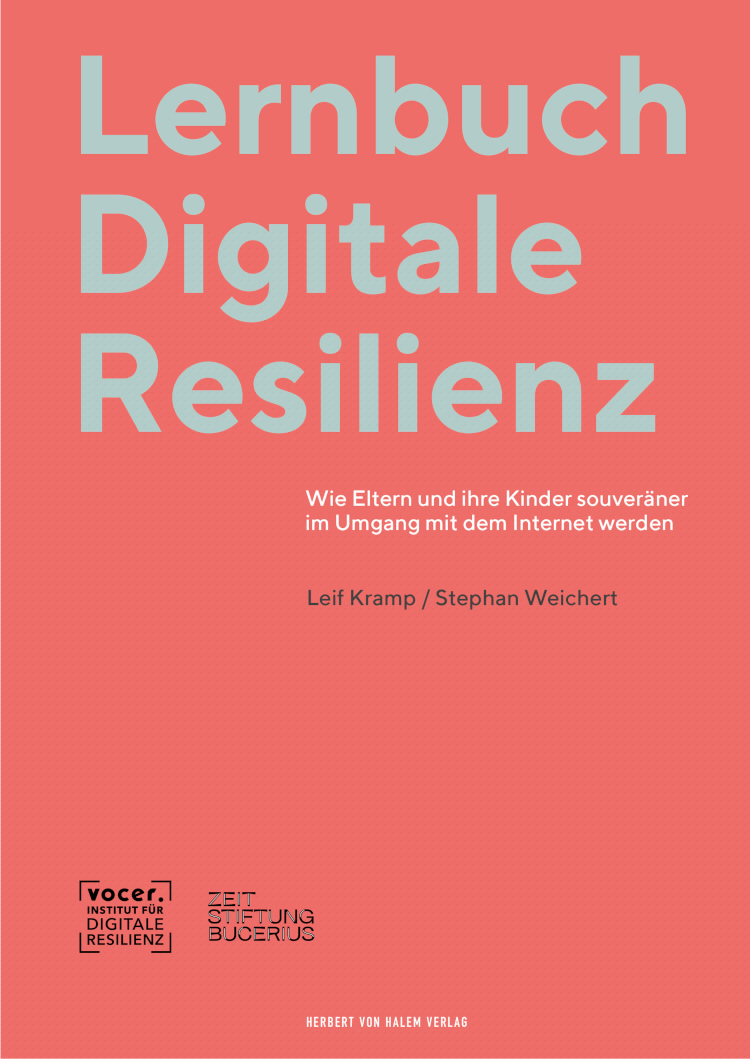 Buchcover: Lernbuch Digitale Resilienz von Leif Kramp / Stephan Weichert