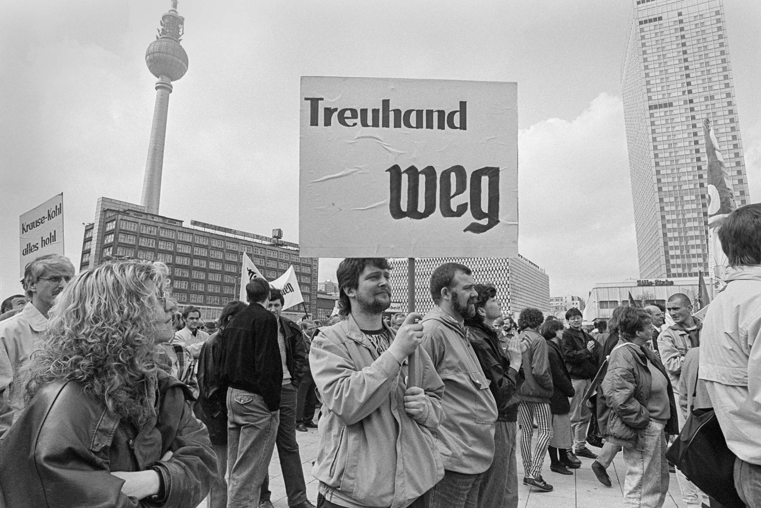 Protest gegen Teuhand